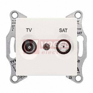SDN3401923 Zásuvka TV/SAT průběžná 4dB, cream