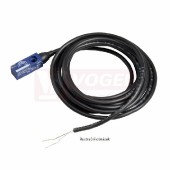 XS7J1A1PBL10 Indukční čidlo 8x22x8mm, Sn=2,5mm, 12…24VDC, plast, stíněný, 3-vodiče, PNP/NC, kabel 10m, IP67