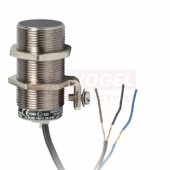 XSAV11373EX Indukční čidlo - ATEX D M30, mosaz, 12…48VDC, Sn=10mm, kabel 2m, délka těla 30mm, stíněný, 3-vodiče, PNP/NC, IP67