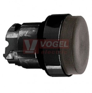 ZB4BH27 Hlavice ovládací stiskací, "Stiskni - stiskni", s přesahem - černá (7 = černá obruba)