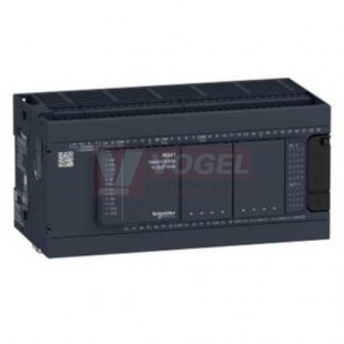 TM241C40T PLC Modicon M241, 24VDC, 24DI, 16DQ (poz. logika), 2x Sériová linka, 1x miniUSB, slot SD