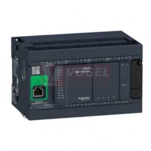 TM241CEC24R PLC Modicon M241, 100-240VAC, 14DI, 10DQ (relé), 1x Ethernet, 1x CanOpen, 2x Sériová linka, 1x miniUSB, slot SD