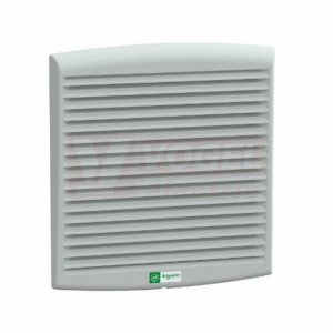 NSYCVF165M24DPF Ventilátor, 165m3/ h, 24V DC, rozměr výřezu 223x223mm, rozměr vš 268x248mm, 51dB, IP54, RAL7035