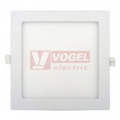 Svítidlo LED podhledové 18W (FKLED-225x225-18WW), čtvercové, 1260lm, 3000K teplá bílá, živ. 50 000h, IP20, rozměr 225x255x12mm (4731486-01)