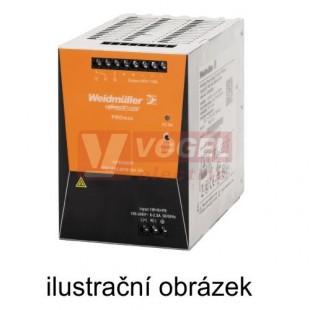 Zdroj spínaný 1f 24VDC 20A (PRO MAX 480W) Ujm 100-240AC, švh 90x130x150mm (1478140000)