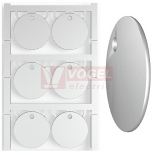 CC DIA 30/3,5 MC NE GR MultiCard, značení přístrojů ClipCard, průměr 30mm s otvorem pr. 3,5mm, šedý, materiál Polyamide 66  (1266140000)