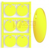 CC DIA 30/4,2 MC NE GE MultiCard, značení přístrojů ClipCard, štítek žlutý s otvorem pr.4,2mm, průměr 30mm, PA66 (1248530000)