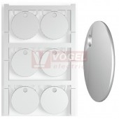 CC DIA 30/4,2 MC NE GR MultiCard, značení přístrojů ClipCard, štítek sv.šedý s otvorem pr.4,2mm, průměr 30mm, PA66 (1248540000)