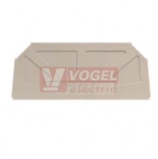 WAP WTL6 SL 4-6 koncová deska, barva tm.béžová, š=1,5mm, v=82,2mm, hl.=33,85mm (1238880000)