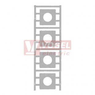 SM 45/45-24 MC NE GR MultiCard, značení pod ovládací hlavice průměr 24mm SwitchMark, bez potisku, štítek šedý, v45mm x š45mm, PA66 (1248670000)