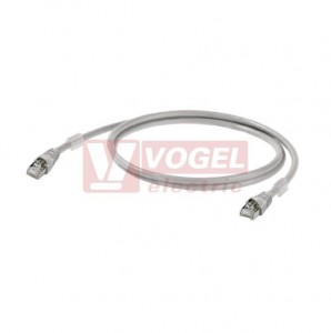 IE-C6FP8LD0020M40M40-D Patch kabel Cat.6 S/FTP, konektory RJ45/RJ45, IP20, šedý, délka 2,0m (1165940020)