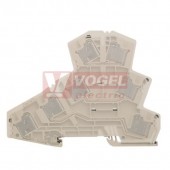 §PMAK 4 800V svorka 3-patrová, běžová, PUSH-IN, včetně PE svorky na DIN lištu, pro motorové vývody do 400V (1221350000)