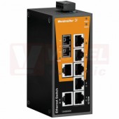 IE-SW-BL08T-7TX-1SCS ethernetový Switch BasicLine, neřízený, 7xRJ45, 1xSC optický port 10/100MBit/s, IP30, š 50mm, -40..+75°C (1286580000)