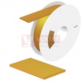 HSS-HF 9.5-19.1 EL Y TwinMark, bužírka popisovací smrštitelná 2:1, označení vodičů a kabelů, žlutá, š 30,9mm délka 10 000mm, pro vodiče 9,5-19,1mm, Polyolefin, bez halogenu (1423280000)