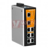 IE-SW-VL08MT-8TX ethernetový Switch ValueLine, řízený, 8xRJ45 10/100MBit/s, 12-45VDC, IP30, š 53,6mm, -40..+75°C (1240940000)