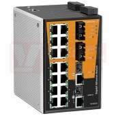 IE-SW-PL18MT-2GC14TX2SC ethernetový Switch PremiumLine, řízený 14xRJ45 10/100MBit/s, 2x SC optický port 100FX, 2xkombinované proty 10/100/1000MBit/s nebo 1000BaseSFP, 12-45VDC, IP30, š 94mm, -40°..+75°C (1286990000)