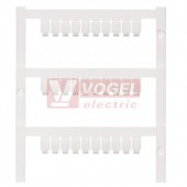 DEK 5/5 S MC NE WS štítek bez potisku, bílý, naklopený 45°, š5mm x v5mm, PA66 (1341620000)