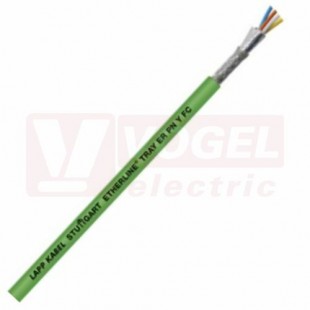 ETHERLINE PN Cat.5e Y 2x2x22/1AWG kabel pro průmyslový Ethernet Cat.5, pro pevné uložení, PROFINET typ A, plášt PVC zelený (RAL6018), UL/CSA (2170891)