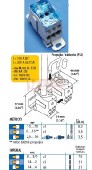 UDJ160A svorkovnicový blok 1p. 160A průřezy 1x10-70/1x6-16//6x2,5-16mm2, IP20 (569030)