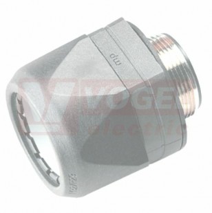 PG 16 VG PG 16-M vývodka, šedá, kovový závit, pro chráničku M20/P16, IP68, PA6 (MR-83511616)