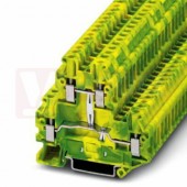 UTTB 4-PE svorka řadová, šroubové připojení, 2-patrová, 36A, zeleno/žlutá, š=6,2mm (3044759)