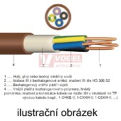 1-CHKE-V-J 5x1,5 FE180/P60-R silový kabel ohniodolný bezhalogenový