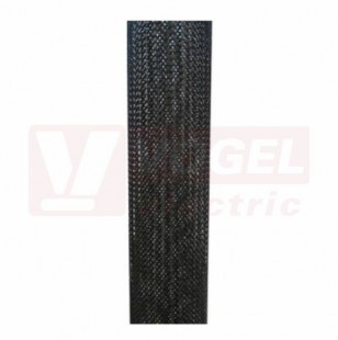 Ochranný kabelový pletenec, polyesterový, černý, průměr 4,0mm (6875.40.04)
