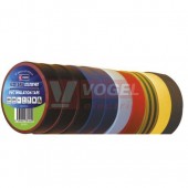 Páska izolační 15mmx10m MIX 10ks barev (F615992) NUTNO OBJEDNAT 10KS = BALENÍ