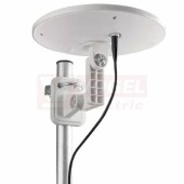 Venkovní anténa EMOS EM-9016C, vestavěný nízkošumový zesilovač se samostatným zdrojem, signál FM/DAB/DVB-T/T2, FullHD, při.úhel 360°, LTE filtr, FM/VHF/UHF, F konektor, napájení usb 5vdc/550mA, 47-790MHz, 75Ohm, rozměr 40x300mm (J0664)