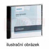 6ED1058-0BA08-0YA1 LOGO! Soft Comfort V8.1; licence pro 1 PC, vývojové prostředí pro všechny typy LOGO! pro Windows 10, 8, 7, XP, Linux a Mac OS X; na DVD, zpětně kompatibilní