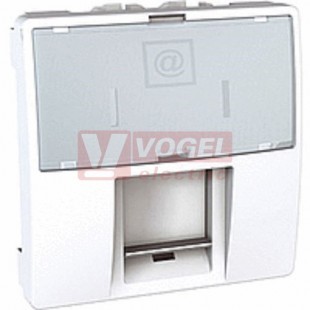 MGU341518 Unica - Zásuvka datová 1xRJ45 S-One, kat.6 UTP, 2 modul, Polar