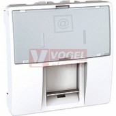 MGU341518 Unica - Zásuvka datová 1xRJ45 S-One, kat.6 UTP, 2 modul, Polar