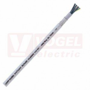 Ölflex Classic 110 CY 300/500V  4G 35 kabel stíněný flexibilní, číslovaný se ze/žl, trasparent.plášť (1135625)