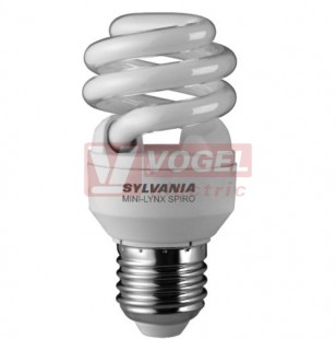 Zářivka E27 12W Mini-Lynx Compact Spiral 840 SLV studená bílá, 600LM