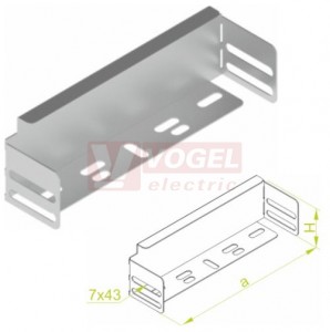 Záslepka žlabu 300x 42 ZKL300H42, tl.0,7mm (148701)