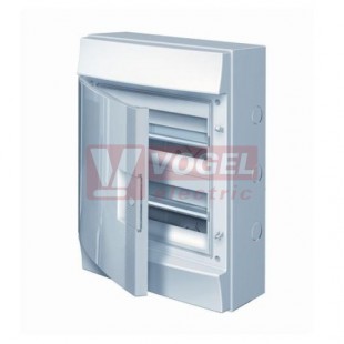 Rozvodnice  24M IP65/24+2M 2ř Mistral65 bez N/PE, plná dvířka, švh 320x435x155mm (1SL1104A00)