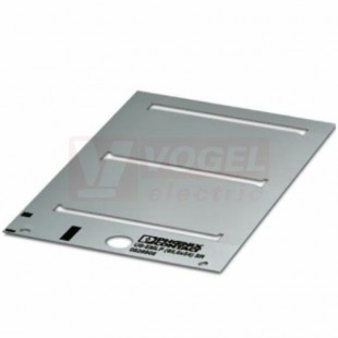 US-EMLP (85,6X54) SR Plastový štítek, stříbrný, nepotištěný, montáž: Lepení, velikost popisovaného pole: 85,6x54 mm,  pro tiskárnu THERMOMARK CARD (828908)