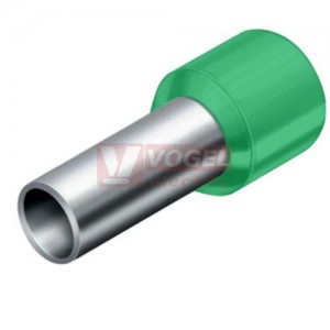 DI 0,34-6 zelená  Dutinka izolovaná, průřez 0,34mm2 / 6mm, balení 100ks