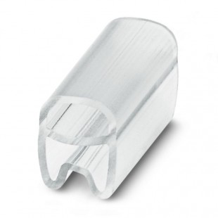 PATG 1/10 Nosiče označení vodiče, nasouvací, transparentní, pro štítek 4x10mm, průměr vodiče 1,5-2,5mm, materiál PVC V0 (1013805)