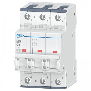 Jistič 3P   1,0A C (LTN-1C-3)  10kA  Nová Minia (41781)