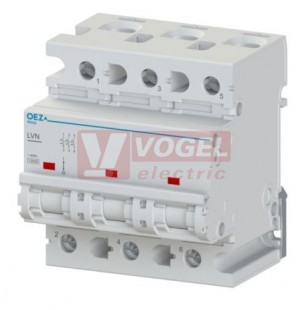 Jistič 3P 125A B LVN-125B-3 Icn=10kA Nová Minia, šířka 3x1,5M (42275)