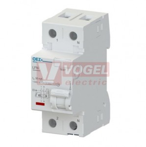 Chránič 1P+N  25A 100mA, typ A, (LFN-25-2-100A) 10kA, Nová Minia