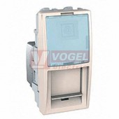MGU341025 Unica - Zásuvka datová 1xRJ45 S-One, kat.5e UTP, 1 modul, Marfil