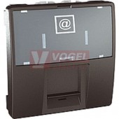 MGU341112 Unica - Zásuvka datová 1xRJ45 S-One, kat.5e UTP, 2 modul, Grafit