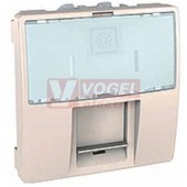 MGU341125 Unica - Zásuvka datová 1xRJ45 S-One, kat.5e UTP, 2 modul, Marfil