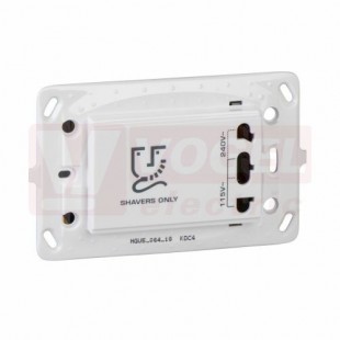 MGU506418 Unica - Zásuvka pro holicí strojky, 240V, 20VA, Polar