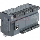 TM221C40R PLC Modicon M221, 100-240VAC, 24DI, 16DQ (relé), 1x Sériová linka, 1x miniUSB, slot SD - šroubové svorky