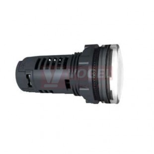 XB5EVB1 Kompaktní signálka 24 V AC/DC, bílá, do otvoru pr.22mm, IP66