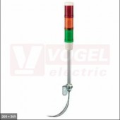 XVMB2R6AGSSB Signální sloup 24VAC/DC, LED dioda, OR,ZE trvalý svit, RU blikající + bzučák 0-80dB, AL trubka, montáž vertikální, IP42