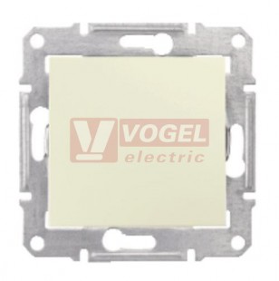 SDN0500347 Přepínač křížový IP44, ř. 7, béžová